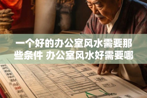 一个好的办公室风水需要那些条件 办公室风水好需要哪些条件