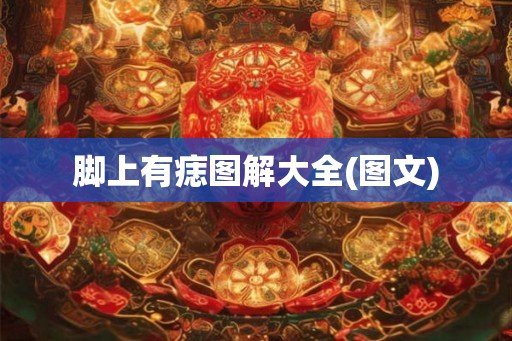 脚上有痣图解大全(图文) 脚上有痣图解大全(图文)