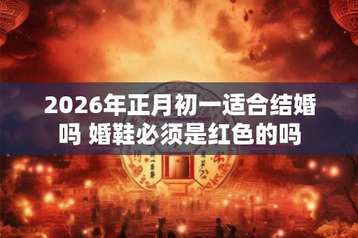2026年正月初一适合结婚吗 婚鞋必须是红色的吗 2026年正月初一适合结婚吗 婚鞋必须是红色的吗