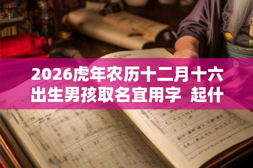 2026虎年农历十二月十六出生男孩取名宜用字 起什么名字好 2026虎年农历十二月十六出生男孩取名宜用字 起什么名字好