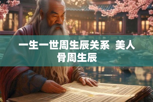 一生一世周生辰关系 美人骨周生辰 一生一世周生辰关系 美人骨周生辰