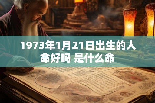 1973年1月21日出生的人命好吗 是什么命 1973年1月21日出生的人命好吗 是什么命