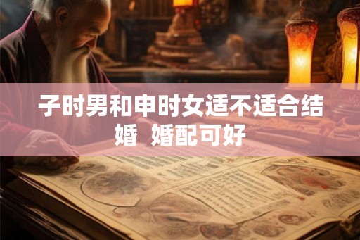 子时男和申时女适不适合结婚  婚配可好