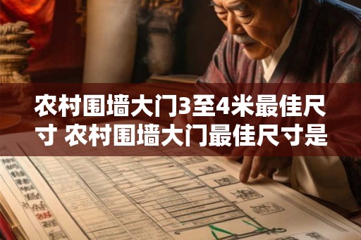 农村围墙大门3至4米最佳尺寸 农村围墙大门最佳尺寸是多少 农村围墙大门3至4米最佳尺寸 农村围墙大门最佳尺寸是多少