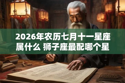 2026年农历七月十一星座属什么 狮子座最配哪个星座