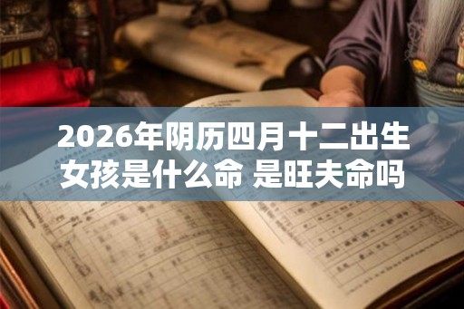 2026年阴历四月十二出生女孩是什么命 是旺夫命吗 2026年阴历四月十二出生女孩是什么命 是旺夫命吗