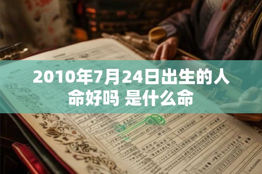 2010年7月24日出生的人命好吗 是什么命
