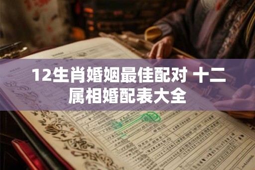 12生肖婚姻最佳配对 十二属相婚配表大全