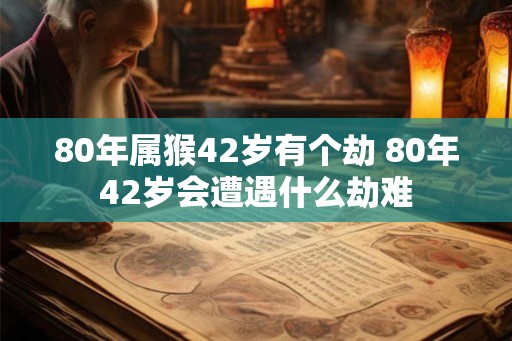 80年属猴42岁有个劫 80年42岁会遭遇什么劫难