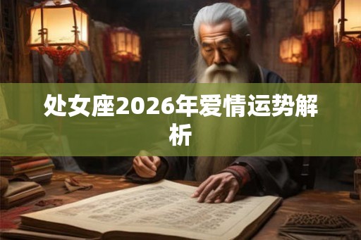 处女座2026年爱情运势解析 处女座2026年爱情运势解析