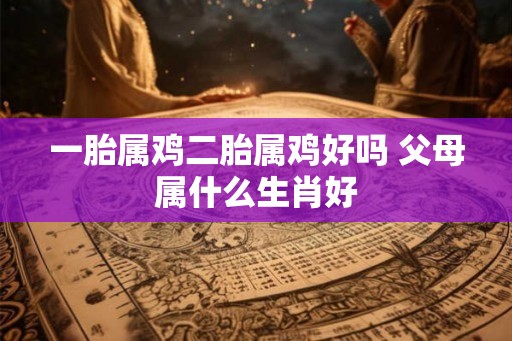 一胎属鸡二胎属鸡好吗 父母属什么生肖好