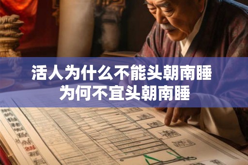 活人为什么不能头朝南睡 为何不宜头朝南睡