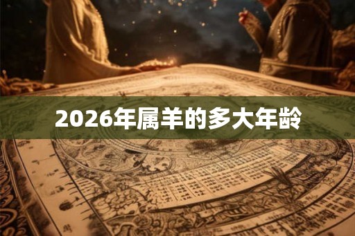 2026年属羊的多大年龄 2026年属羊的多大年龄
