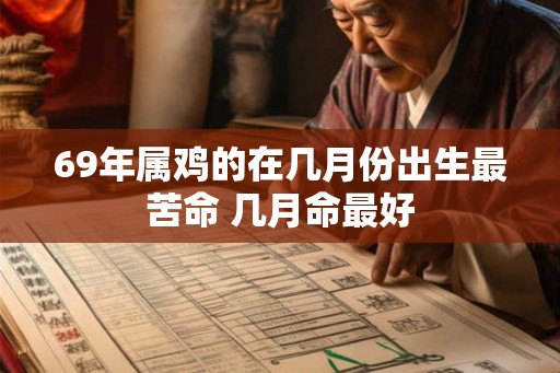 69年属鸡的在几月份出生最苦命 几月命最好