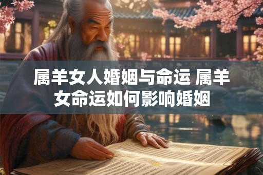 属羊女人婚姻与命运 属羊女命运如何影响婚姻