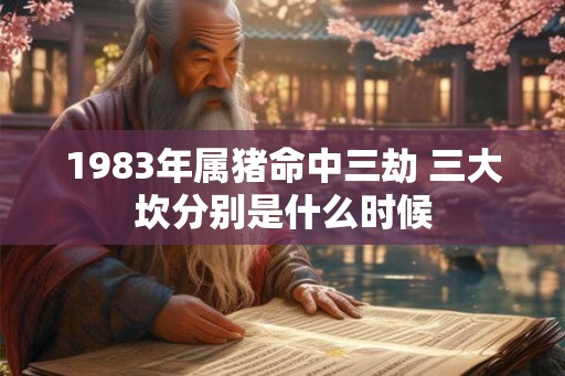 1983年属猪命中三劫 三大坎分别是什么时候