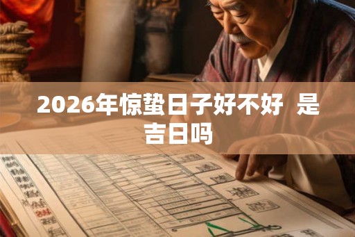 2026年惊蛰日子好不好 是吉日吗 2026年惊蛰日子好不好 是吉日吗