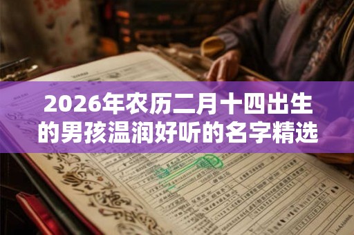 2026年农历二月十四出生的男孩温润好听的名字精选 2026年农历二月十四出生的男孩温润好听的名字精选