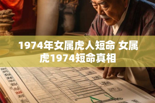 1974年女属虎人短命 女属虎1974短命真相