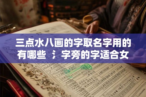 三点水八画的字取名字用的有哪些  氵字旁的字适合女孩名字