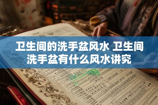 卫生间的洗手盆风水 卫生间洗手盆有什么风水讲究 卫生间的洗手盆风水 卫生间洗手盆有什么风水讲究