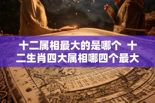 十二属相最大的是哪个  十二生肖四大属相哪四个最大