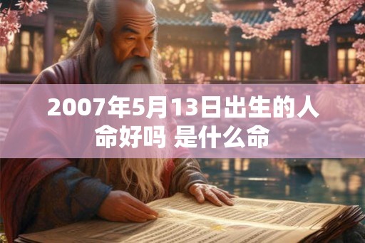 2007年5月13日出生的人命好吗 是什么命