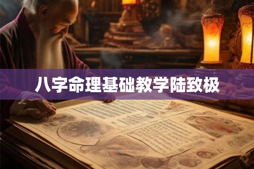 八字命理基础教学陆致极 八字命理基础教学陆致极