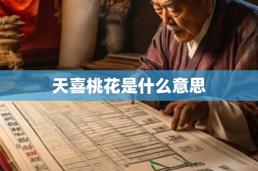 天喜桃花是什么意思 天喜桃花是什么意思