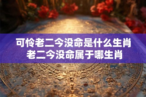 可怜老二今没命是什么生肖 老二今没命属于哪生肖 可怜老二今没命是什么生肖 老二今没命属于哪生肖