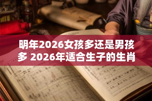 明年2026女孩多还是男孩多 2026年适合生子的生肖