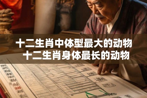 十二生肖中体型最大的动物  十二生肖身体最长的动物
