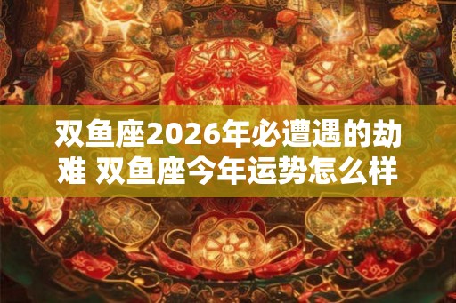 双鱼座2026年必遭遇的劫难 双鱼座今年运势怎么样 双鱼座2026年必遭遇的劫难 双鱼座今年运势怎么样