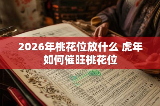2026年桃花位放什么 虎年如何催旺桃花位