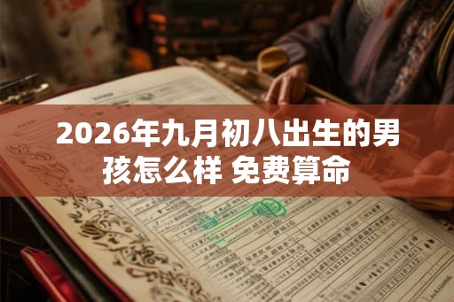 2026年九月初八出生的男孩怎么样 免费算命
