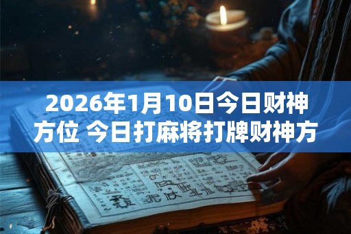 2026年1月10日今日财神方位 今日打麻将打牌财神方位 2026年1月10日今日财神方位 今日打麻将打牌财神方位
