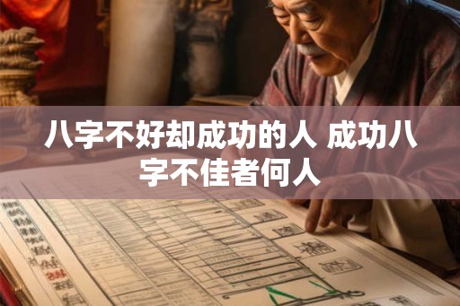 八字不好却成功的人 成功八字不佳者何人 八字不好却成功的人 成功八字不佳者何人
