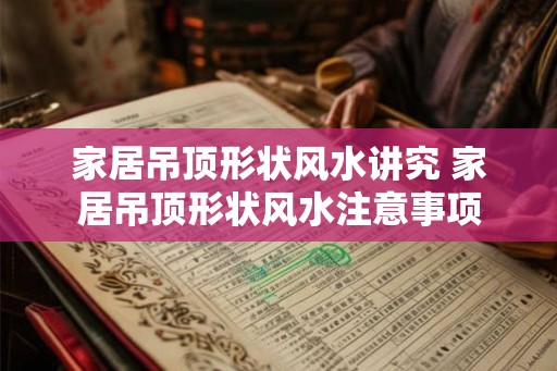 家居吊顶形状风水讲究 家居吊顶形状风水注意事项 家居吊顶形状风水讲究 家居吊顶形状风水注意事项