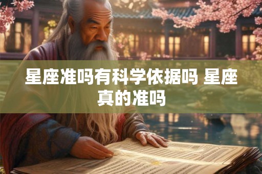 星座准吗有科学依据吗 星座真的准吗
