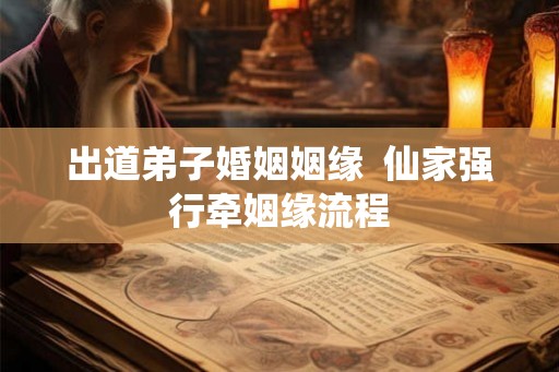 出道弟子婚姻姻缘  仙家强行牵姻缘流程