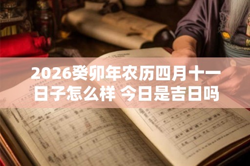 2026癸卯年农历四月十一日子怎么样 今日是吉日吗