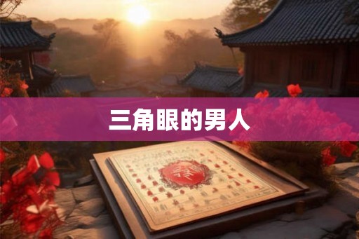 三角眼的男人 三角眼的男人