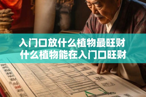 入门口放什么植物最旺财 什么植物能在入门口旺财