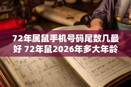 72年属鼠手机号码尾数几最好 72年鼠2026年多大年龄