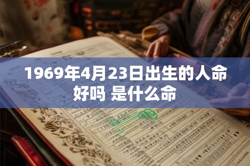 1969年4月23日出生的人命好吗 是什么命