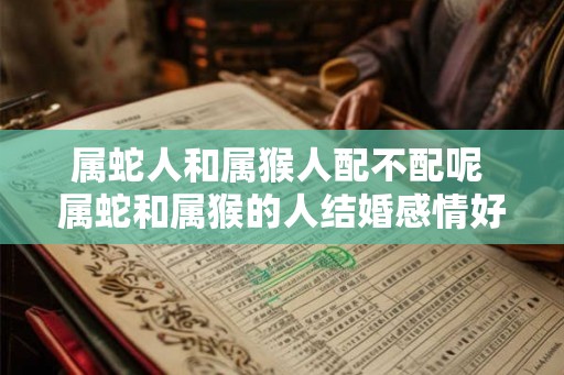 属蛇人和属猴人配不配呢 属蛇和属猴的人结婚感情好不好 属蛇人和属猴人配不配呢 属蛇和属猴的人结婚感情好不好