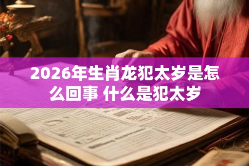 2026年生肖龙犯太岁是怎么回事 什么是犯太岁