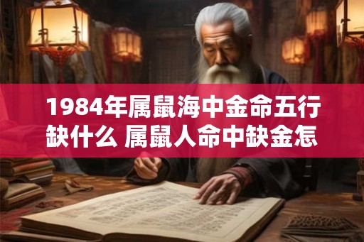 1984年属鼠海中金命五行缺什么 属鼠人命中缺金怎么办