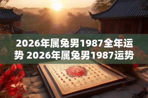 2026年属兔男1987全年运势 2026年属兔男1987运势如何