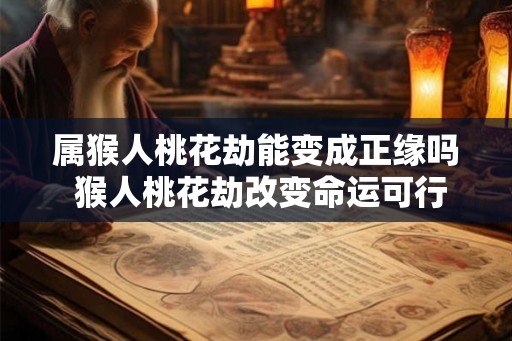 属猴人桃花劫能变成正缘吗 猴人桃花劫改变命运可行吗